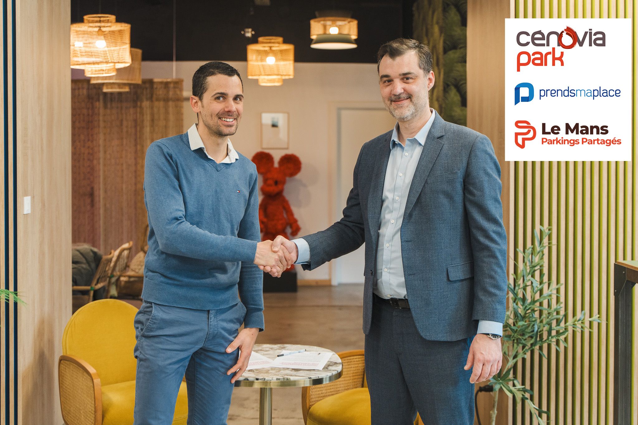 Signature d’une convention de partenariat pour la création de « Le Mans Parkings Partagés »