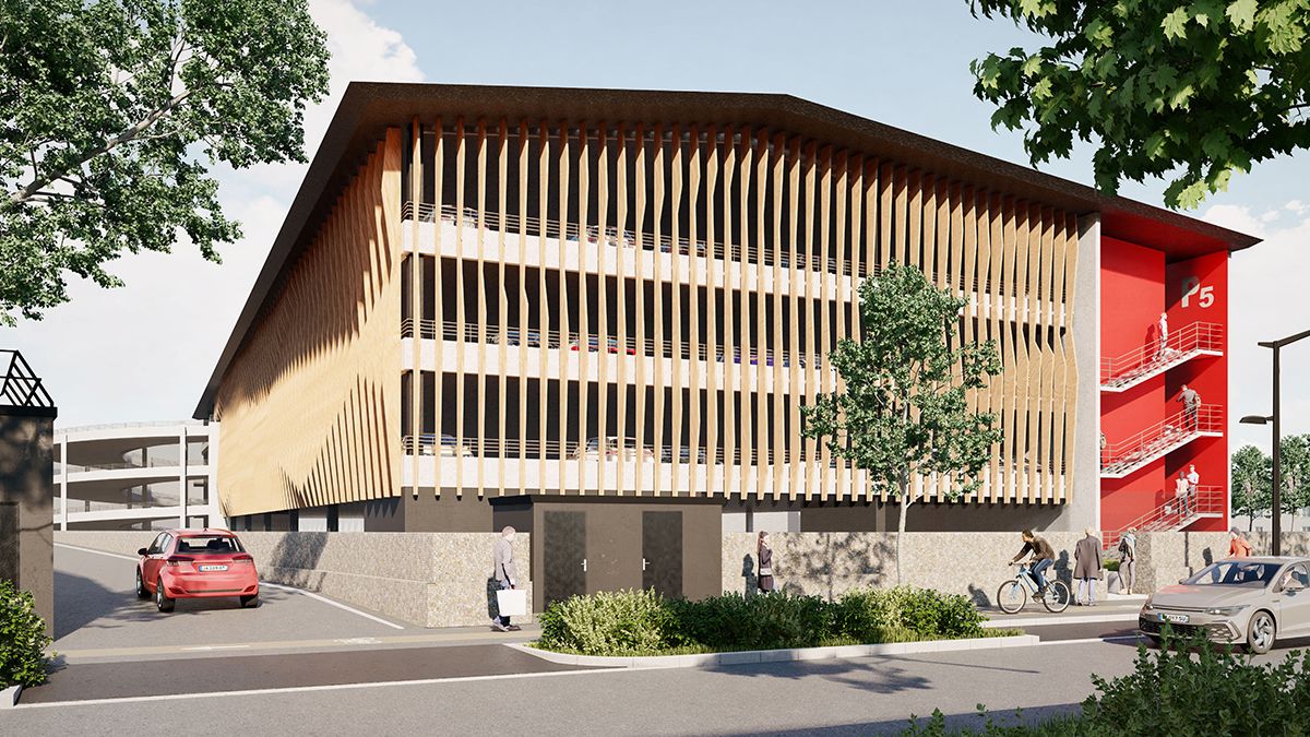 Avancée des travaux : nouveau parking en silo rue de Degré