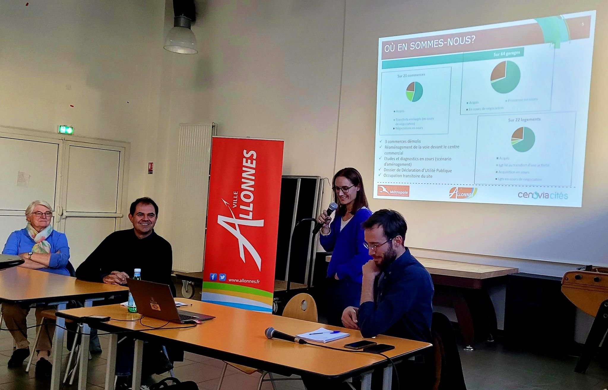 Mail d’Allonnes : présentation de l’esquisse d’aménagement